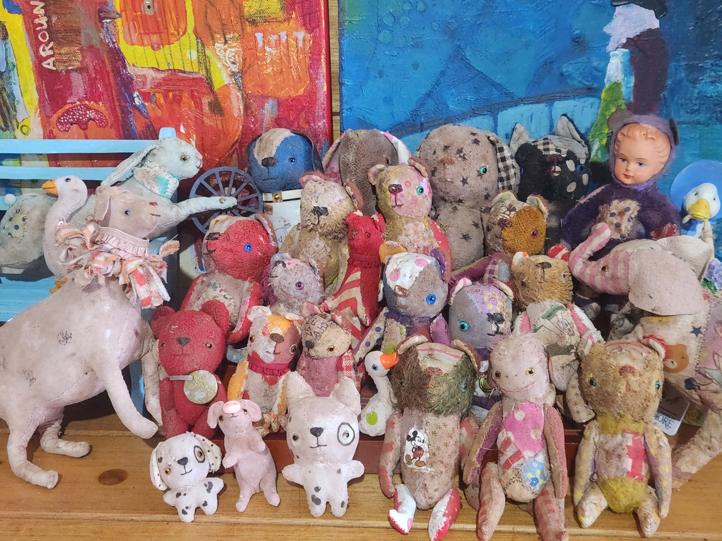 Musical Wind Up Raggy Cow