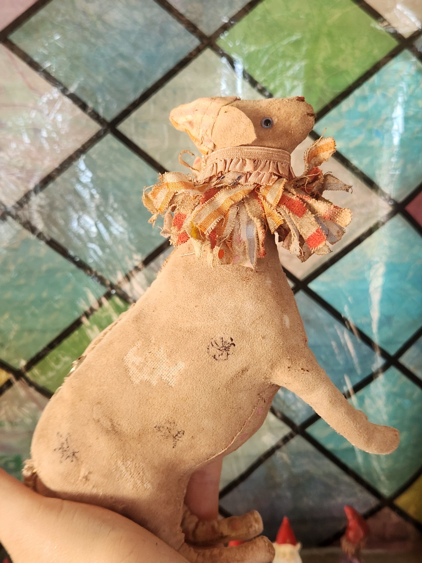 Musical Wind Up Raggy Cow