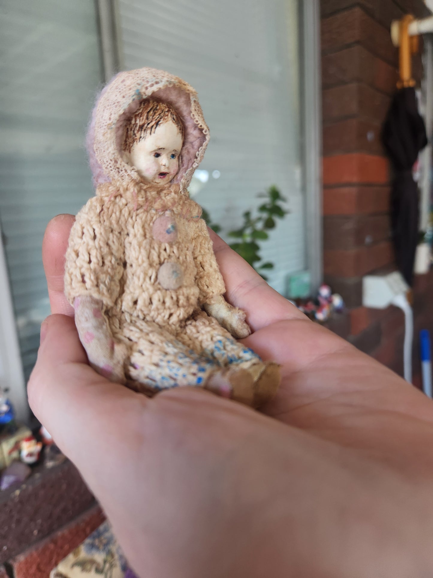 Raggy Girl (mould I cast from one of my antique dolls)